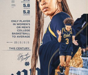 pp电子APP-21世纪NCAA仅此一人！圣母大学女球员希达尔戈赛季场均25+5+5+5！